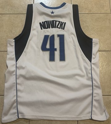 Dallas Mavericks Dirk Nowitzki Vintage Authentic Adidas Stitched