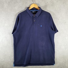 Izod Logo Polo T-Shirt Men  s XL Navy