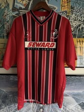 Vtg Y2K Bournemouth Shirt Large Red Home 2000 2001 Soccer Jersey Football
