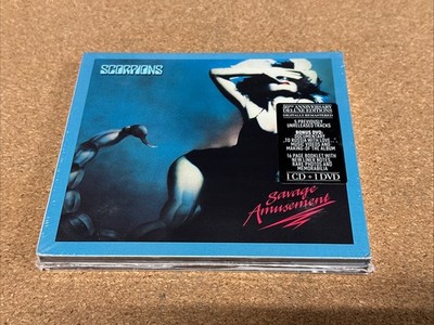 SEALED Scorpions : Savage Amusement 50th Anniv Deluxe Ed 1 CD & 1 DVD Set READ