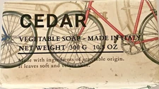 Cedar Vegetable Soap Bar 1x300g/10.5 Oz