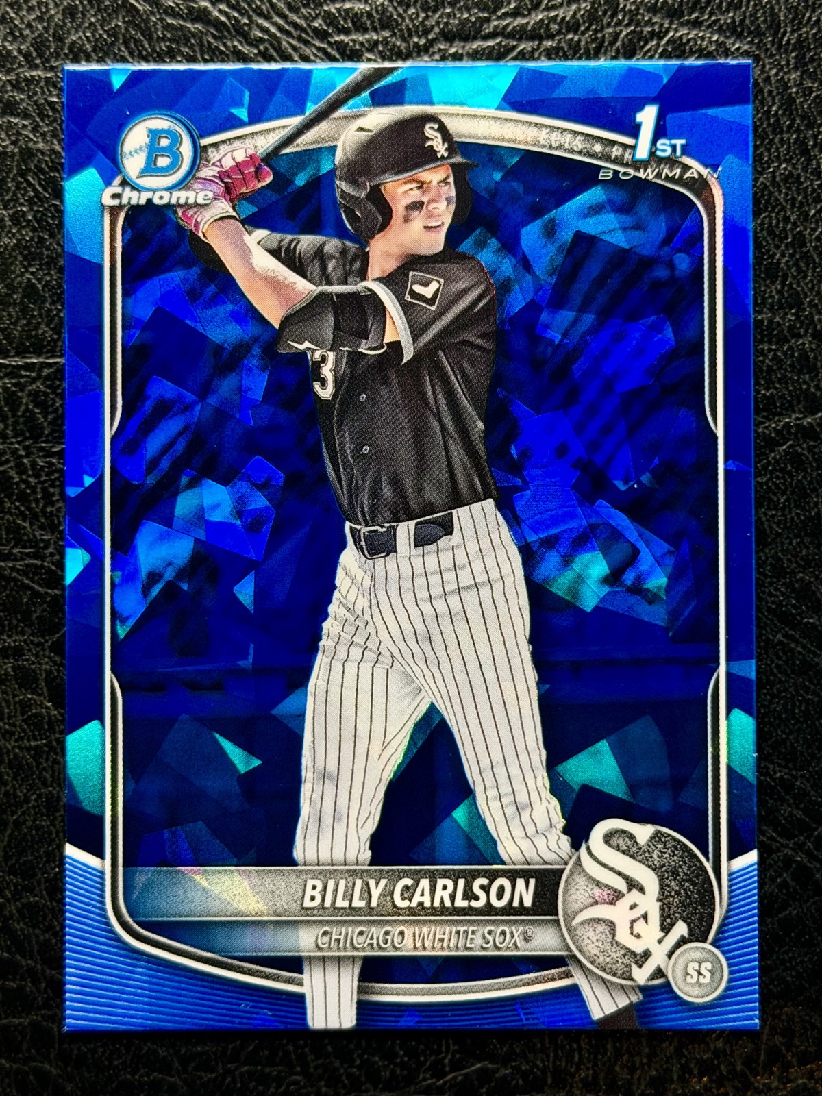 2025 Bowman Chrome Draft Sapphire Edition - Billy Carlson #BDC-10 (RC) P0041