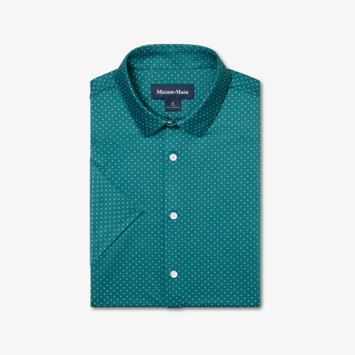 mizzen and main dress shirts Mizzen+Main Men's Leeward Short Sleeve Shirt, S / Navy Geo Dot Print Look professional for any occasion with the Mens Mizzen+Main Leeward Long Sleeve Dress Shirt. Mizzen + Main - RUST