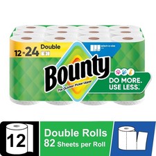 Select-A-Size White Paper Towels 12 Double Rolls 82 Sheets per Roll