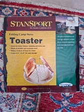 Stansport Folding stove top or camp fire toaster  new old stock