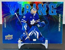 2025 Upper Deck Series 2 Anthony Stolarz Vibing #VB-12 Maple Leafs