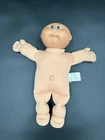 1982 Cabbage Patch Kids Doll Bald Open Mouth Dimples Blue Eyes Bald Head 16"