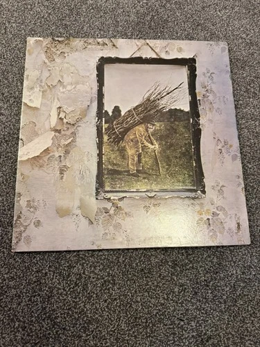 LED ZEPPELIN IV UK VINYL LP Atlantic K 50008 Early 1980s Strawberry Pressing