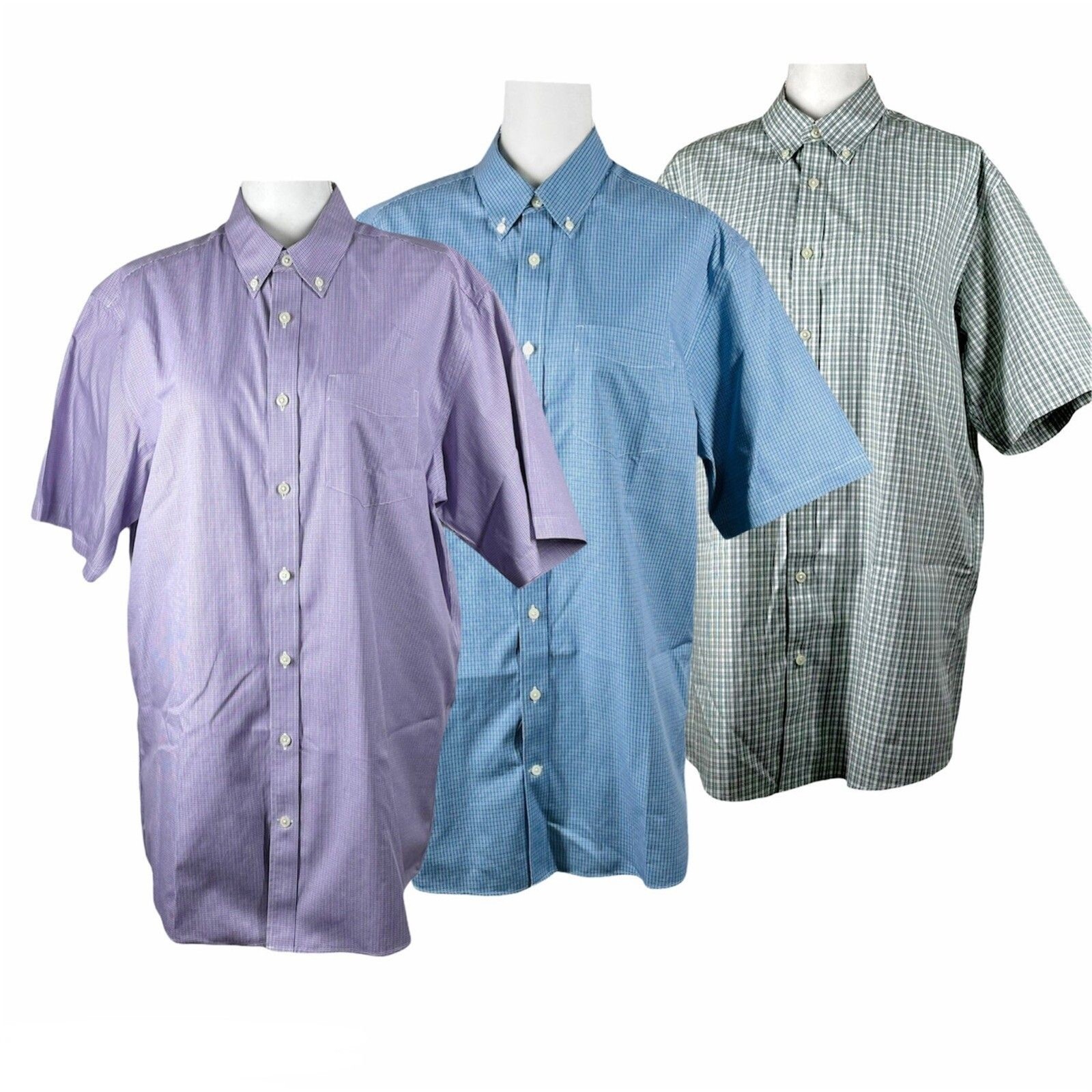 Three Eddie Bauer Button Downs - image 1