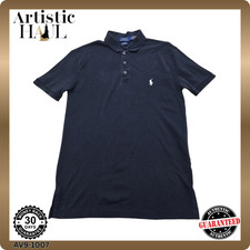Polo Ralph Lauren Men's Slim Fit Navy Cotton Mesh Polo S Short Sleeve