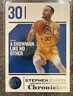 Panini 2018-19 Chronicles Stephen Curry #90 Golden State Warriors A Showman