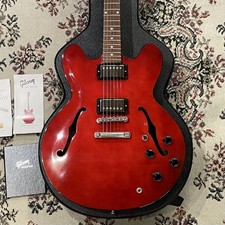 Gibson Buono Usato Es-335 Studio Vino Rosso Made In 2017 3,65 Kg Consegna Sicura da
