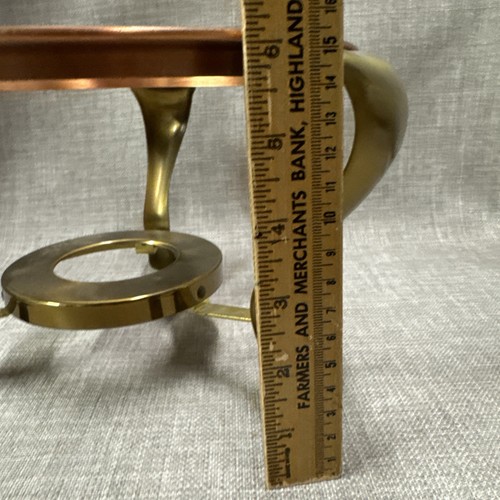 Vintage Copper And Brass Stand Mid Century Excellent Condition - Picture 6 of 6