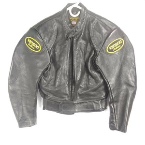 vanson perforated leather jacket