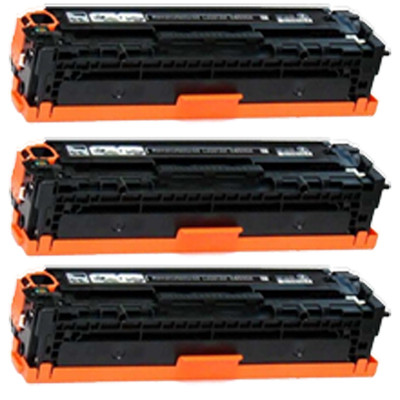 3 Pack for HP CF210X HIGH YIELD TONER CARTRIDGE Laserjet pro 200 M251NW M276NW