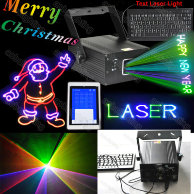 Dj laser light night club Remote control Keyboard Text RGB Bar Show lazer lights