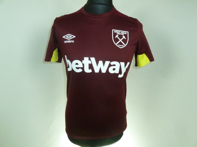 West Ham United Away football shirt Soccer Jersey Size ...