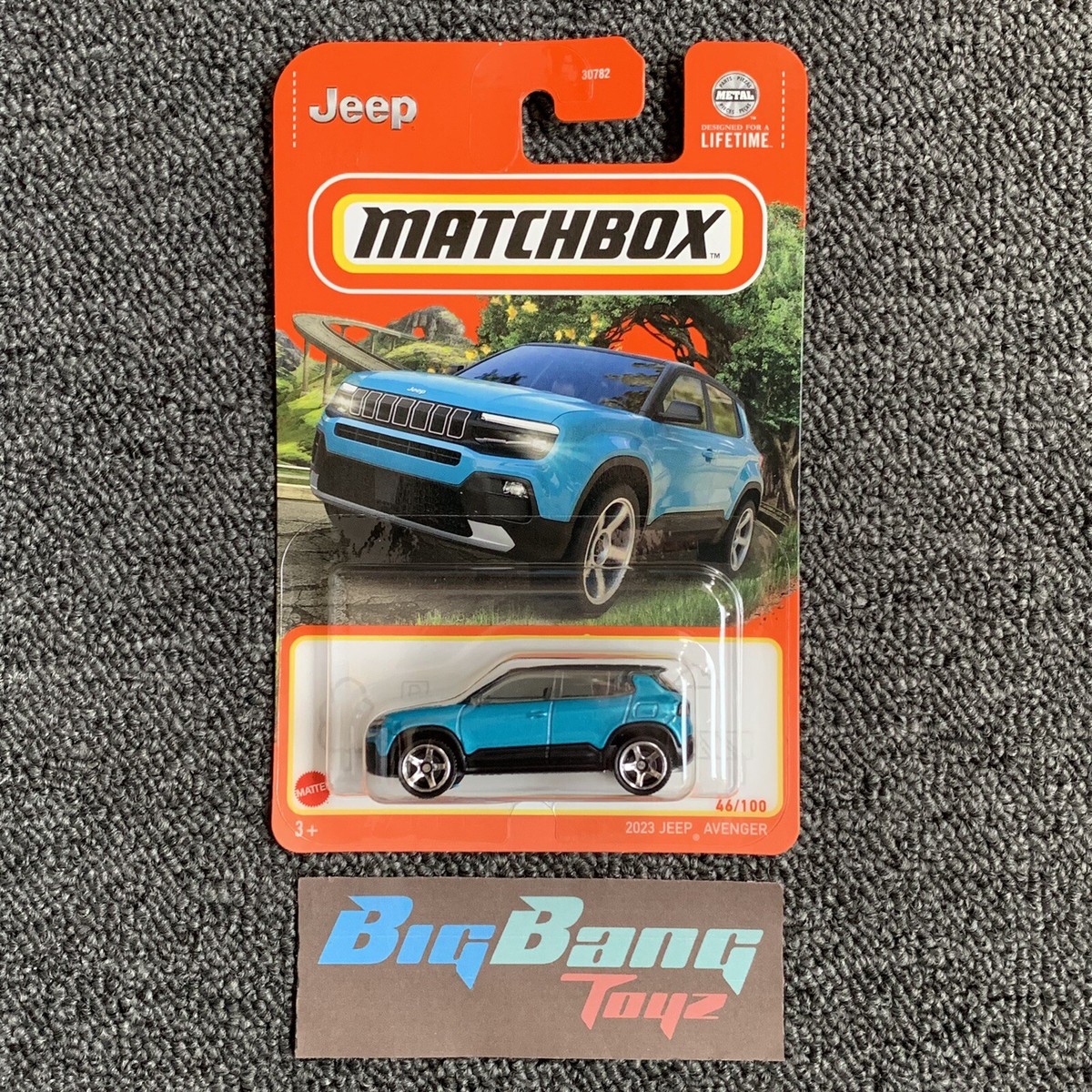 Matchbox Jeep Avenger Blue #46 Basic Mainline 2024 Case K