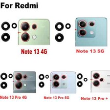 2set For Xiaomi Redmi Note 13 Pro  Plus Back Camera Lens Rear Glass Replacement