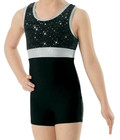 Weissman Balera Biketard Unitard Bodysuit Velvet Sequin New Girl XS 2 3 Slim — photo 6