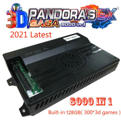 その他 3D Pandora's SAGA EX WIFI 128G 10888in1 128GB 3D Pandora Saga Box EX2 10888 in 1 DIY Kit Arcade Game