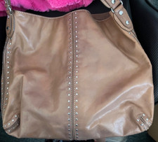 Michael KORS Astor Studded Shoulder Bag Pre Owned
