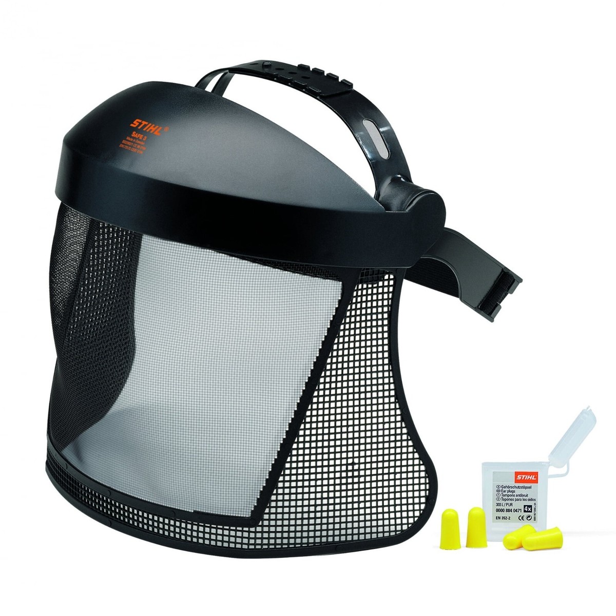 051-2 てんてん Stihl Mesh Visor Shield And Ear Protectors New OEM