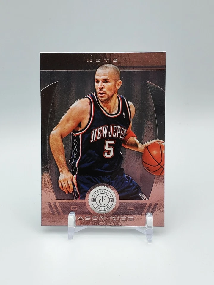 Jason Kidd 2013-14 Panini Totally Certified #258 Foil Card New Jersey Nets - Image 2 of 4