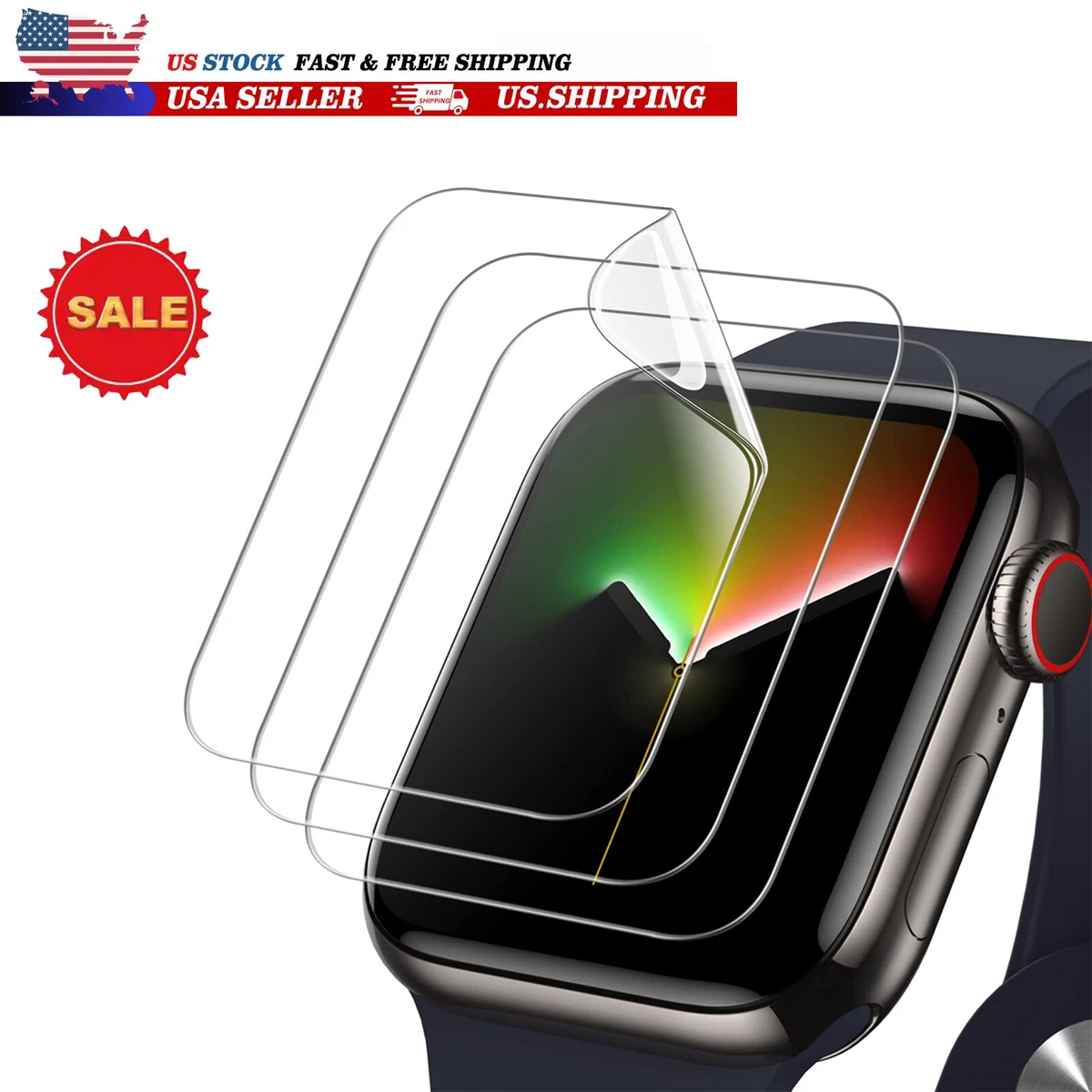 Savvies 18 Pellicole Protettive Per Orologi Tondi ø 20 Mm - Protezione Schermo Trasparente SU75, Antigraffio, Facile Applicazione Senza Bolle