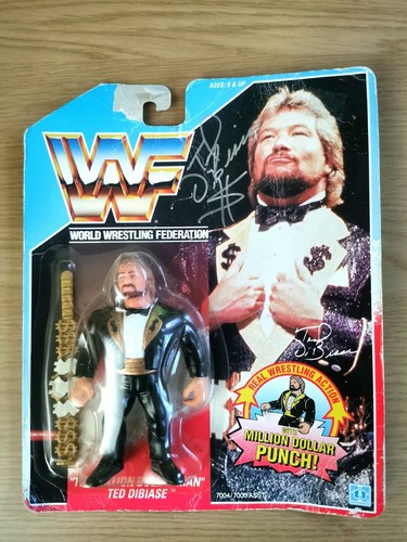 *Signed* WWF Million Dollar Man Ted Dibiase Hasbro...