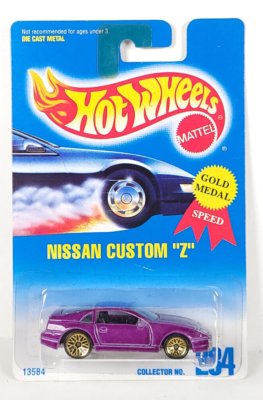 Hot Wheels Nissan Custom Z 300ZX purple #234 Lace wheels | eBay