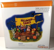 Dept 56 Snow Village HALLOWEEN DANCE Animated Monster Mash 55189 Tested