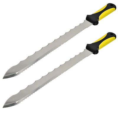 Dämmstoffmesser Glaswolle Wellenschliff Steinwolle Mineralwolle 2er SET
