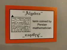PERSPECTIVE Time Line Game 1992 card used ALGEBRA World History free shipping