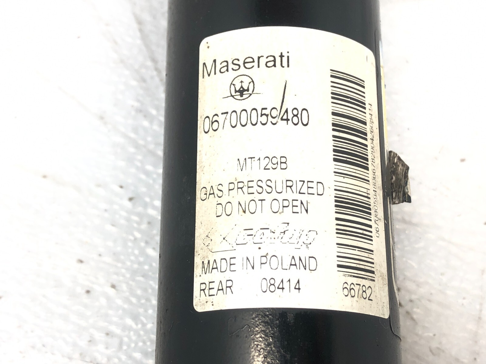 2014-2019 MASERATI GHIBLI SQ4 AWD RIGHT PASSENGER REAR SHOCK ABSORBER STRUT OEM.