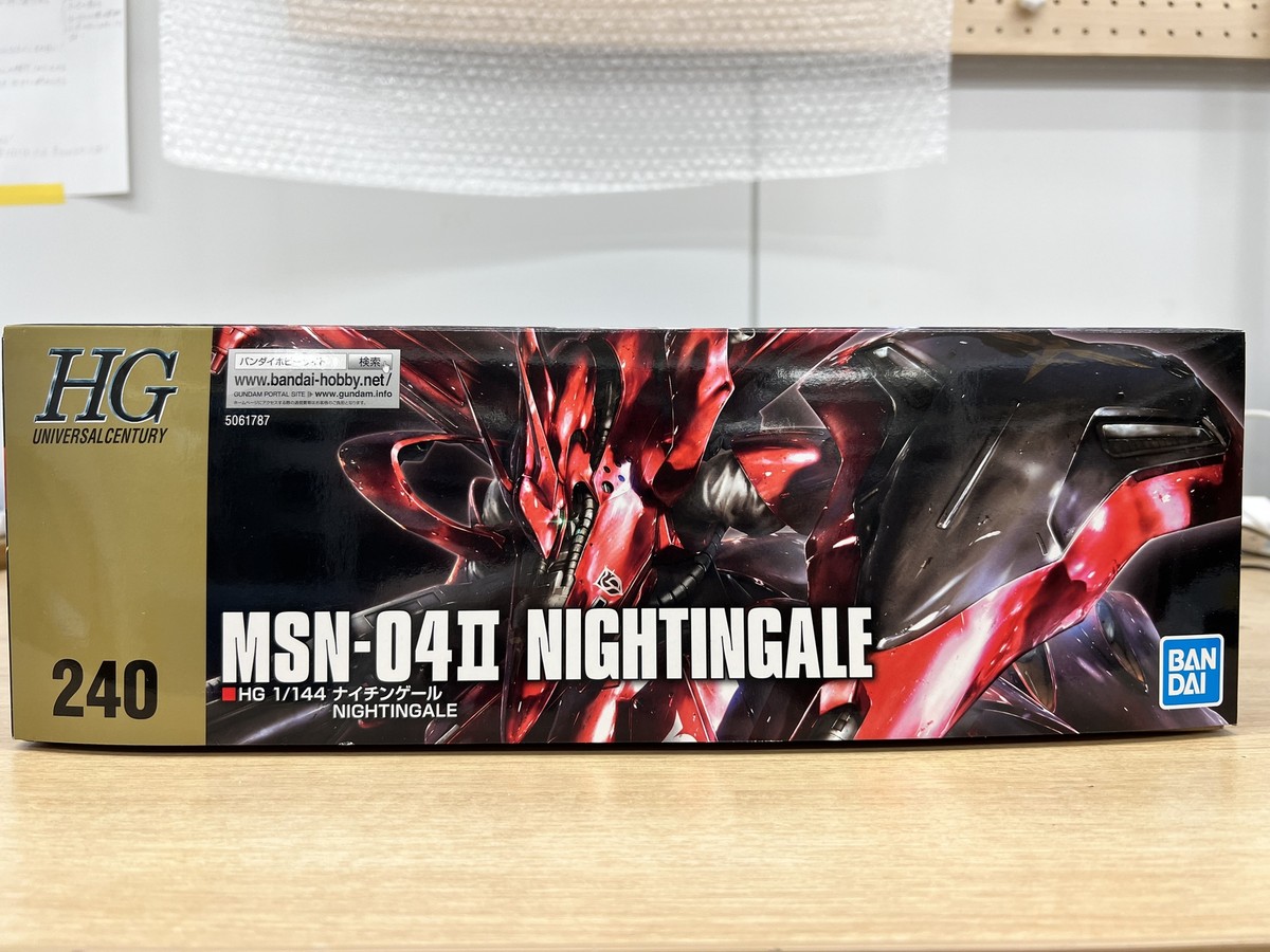 新品未使用BANDAI MSN-04T NIGHTINGALE 1/144 HG Bandai HGUC HG 1/144 MSN-04II Nightingale Professionally