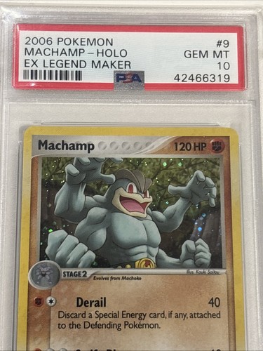 Machamp graded PSA 10 for sale on eBay