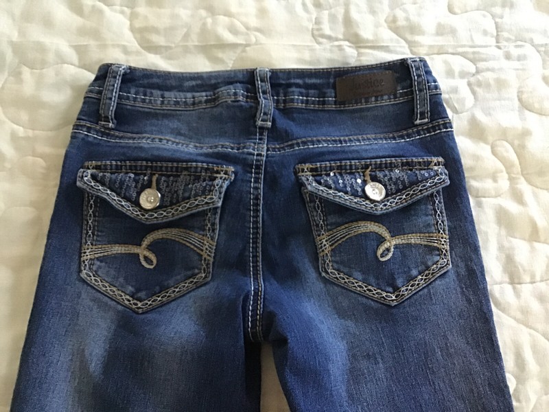 Justice Premium Girls Jeans Size 12 S Inseam 19 1/2”