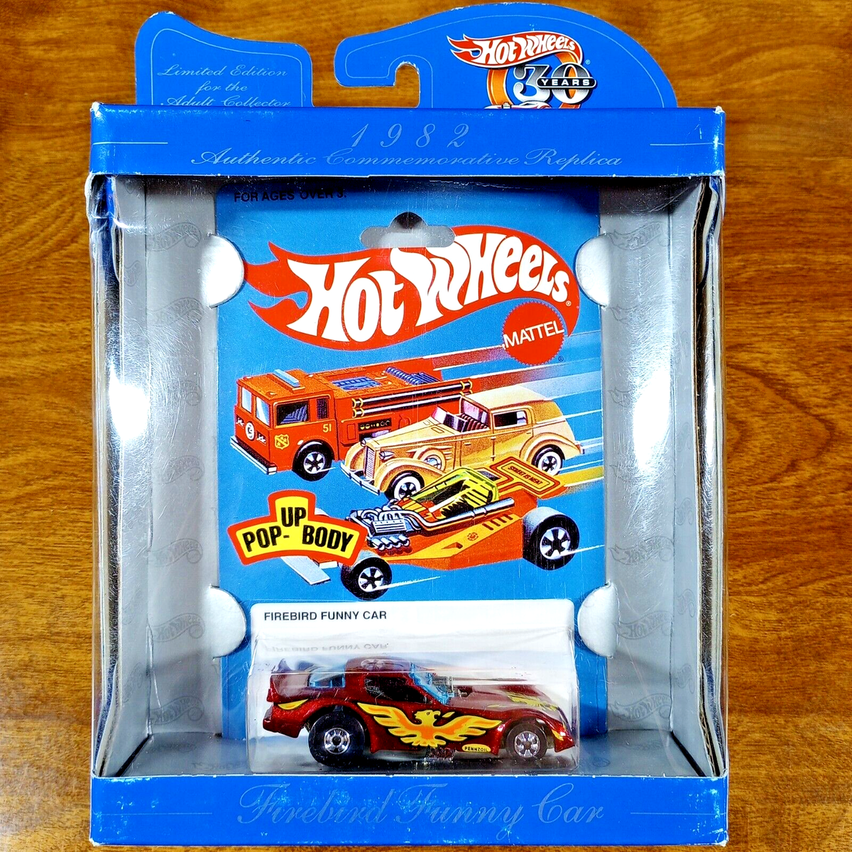 Hot Wheels Custom Firebird 35周年記念 Hot Wheels Vintage 30th Anniversary Firebird Funny Car 1982 BW