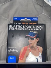 KT Tape 14 PC 10" Precut Strips Blue Elastic Hypoallergenic