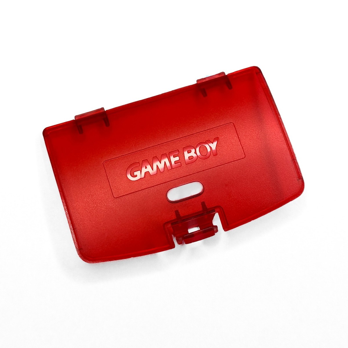 Game Boy Color GBC USB-C Compatible CLEAR RED Battery Cover | eBay