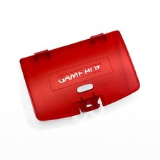 Game Boy Color GBC USB-C Compatible CLEAR RED Battery Cover