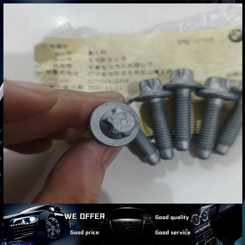 New Genuine For BMW E12 Head Bolt/Screw 07119907137 6 PC - Picture 7 of 8