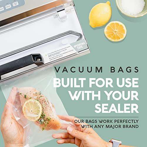 Avid Armor Vacuum Sealer Bags QUART PLUS Size 10"x13" 100 Pack for Food