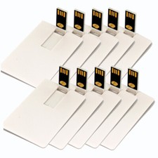 Lot 10 USB Business Card Credit Bank Card Shape Wallet Flash Drive Memory Stick