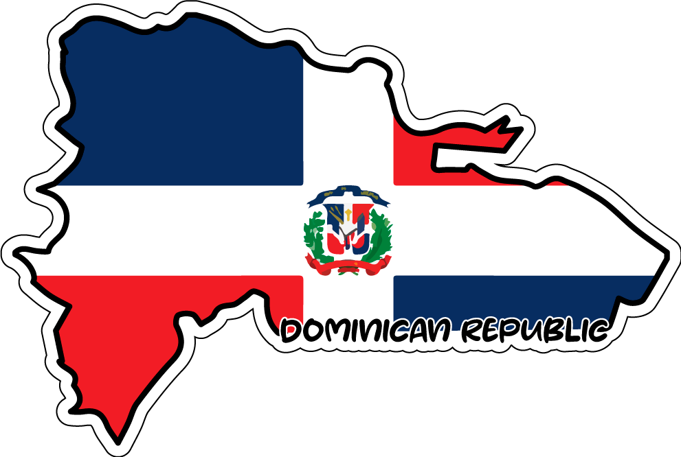 Dominican Republic Flag Map Dominican Republic Flag Map Bracelet