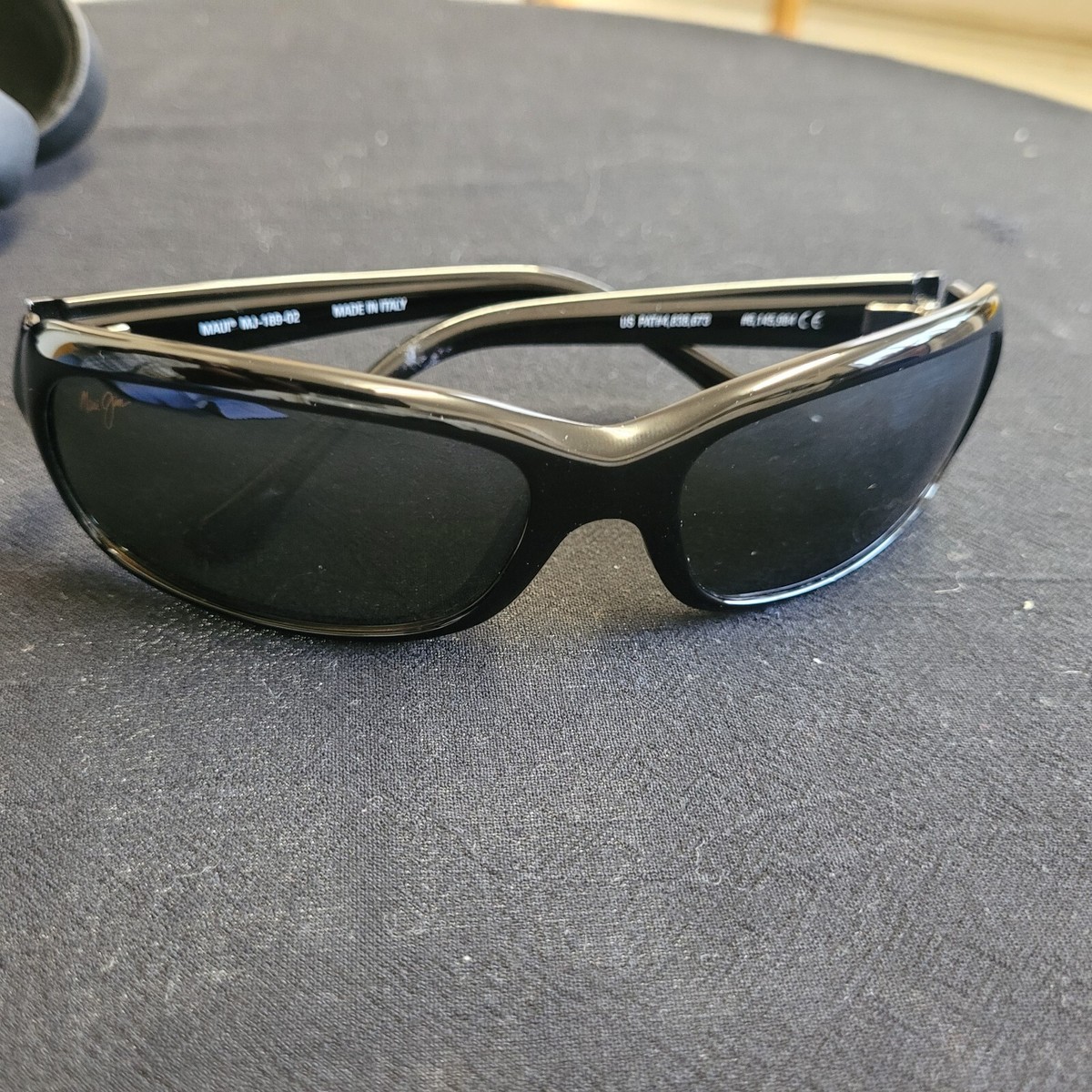 MAUI JIM SUNGLASSES MJ 189-02 DGM BLACK IN COLOUR | eBay UK