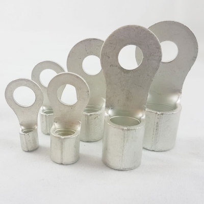 Open End verzinnte Kupfer Ringklemmen Verbinder Größen 10mm-70mm