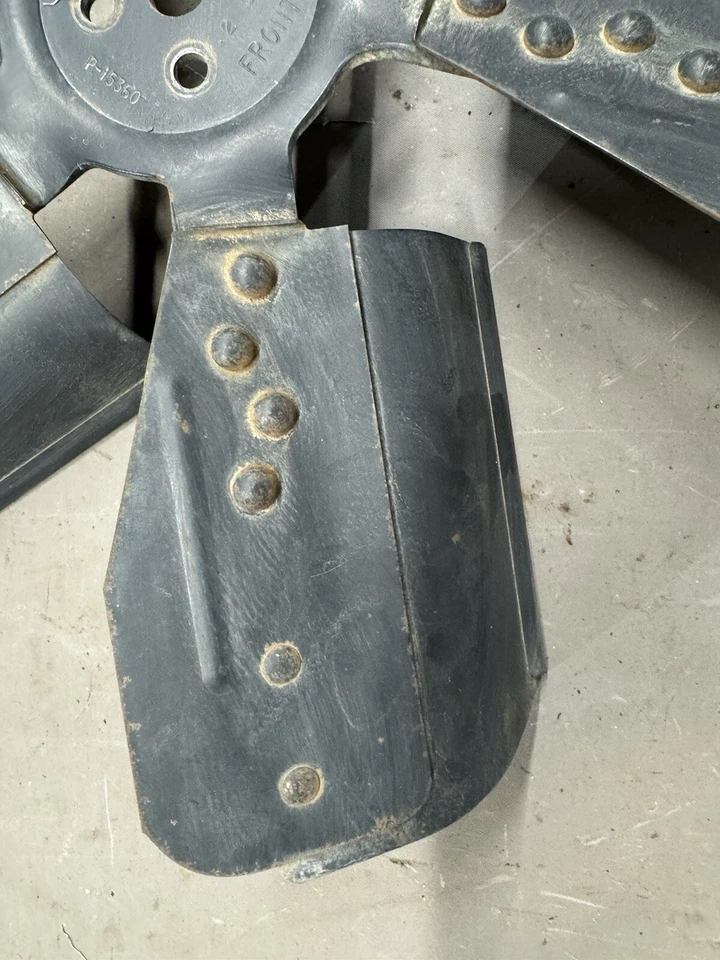 Ventilador de refrigeración del motor radiador Ford Mustang V-8 1974-1978 5 aspas Galaxie 428 8cyl Foto 3 de 4