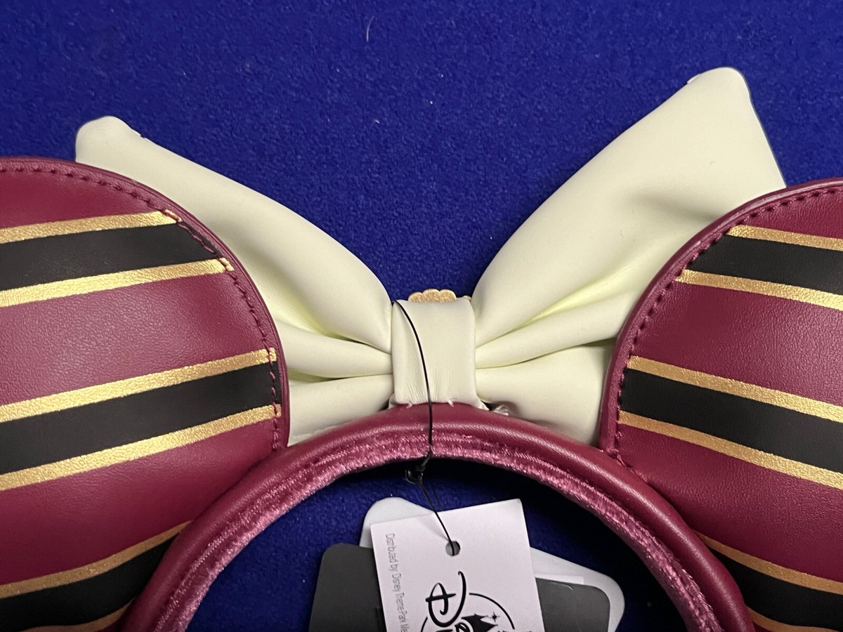 Disney Parks Loungefly Tower Of Terror Glow In Dark Bow Minnie Ears Headband EUC New Glow-in-the-Dark Tower of Terror Loungefly Ear Headband  main image 4
